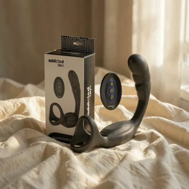 Addicted Toys Doppio Anello prostatico vibrante 2 motori